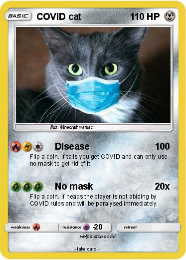 Pokemon COVID cat