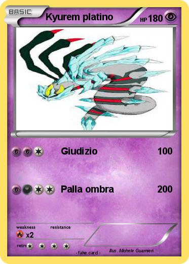Pokemon Kyurem platino