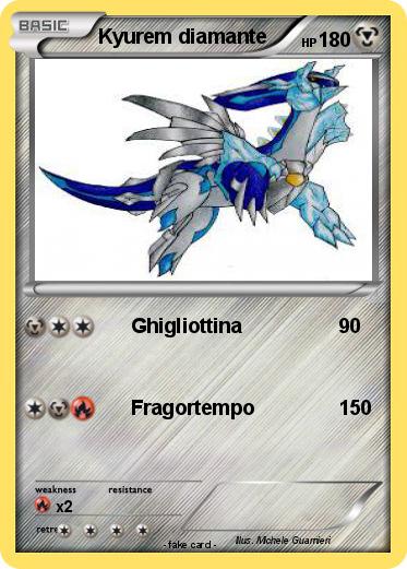 Pokemon Kyurem diamante
