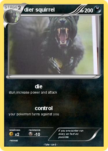 Pokemon dier squirrel