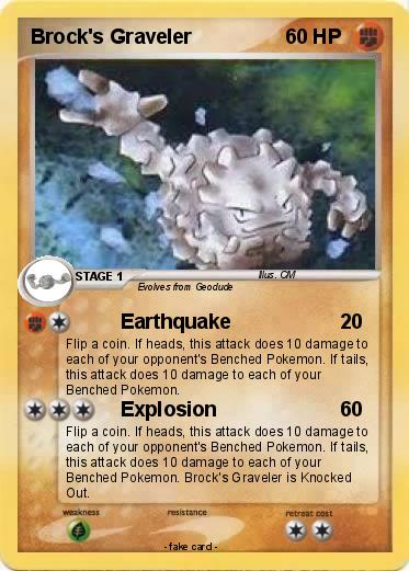 Pokemon Brock's Graveler