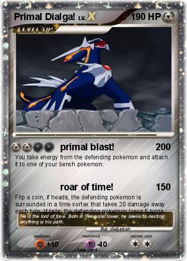 Pokemon Primal Dialga!