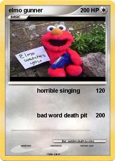 Pokemon elmo gunner