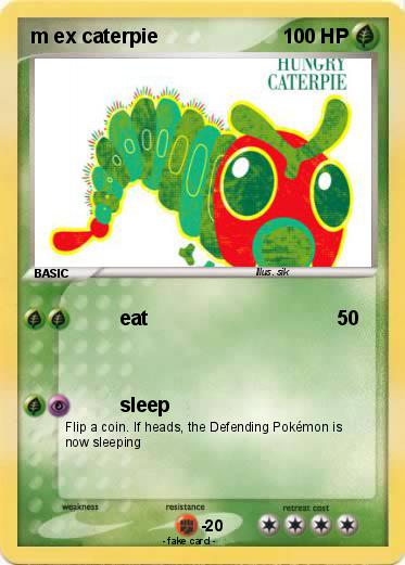 Pokemon m ex caterpie