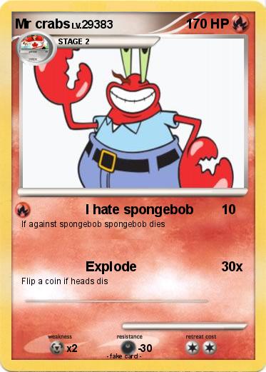 Pokemon Mr crabs