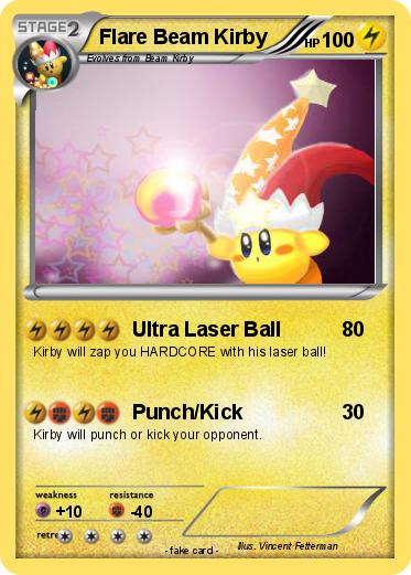 Pokemon Flare Beam Kirby