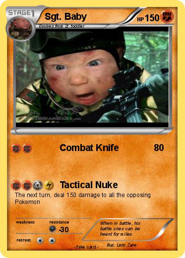 Pokemon Sgt. Baby