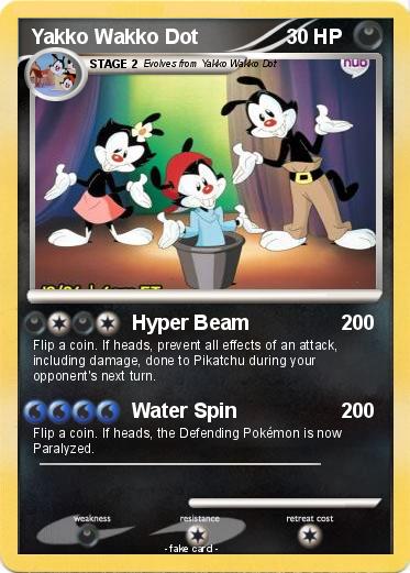 Pokemon Yakko Wakko Dot