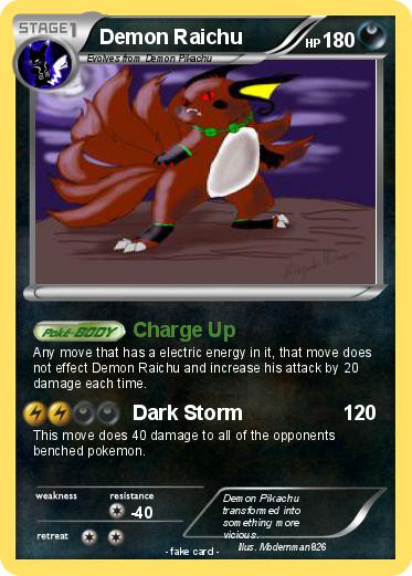 Pokemon Demon Raichu