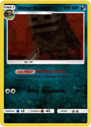 Pokemon Wither Skeleton