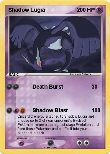 Pokemon Shadow Lugia