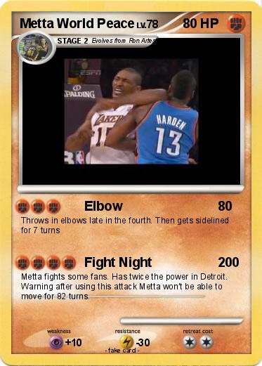 Pokemon Metta World Peace