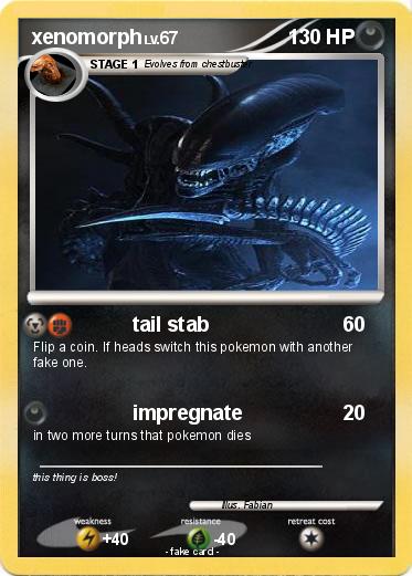 Pokemon xenomorph