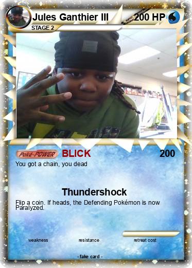 Pokemon Jules Ganthier III