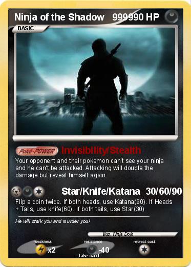 Pokemon Ninja of the Shadow   9999