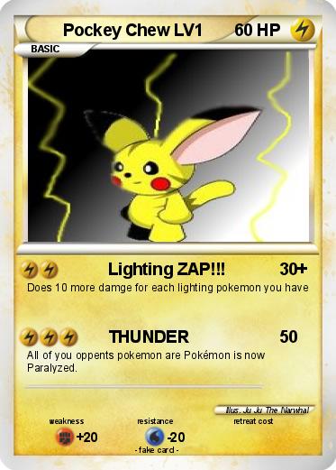 Pokemon Pockey Chew LV1