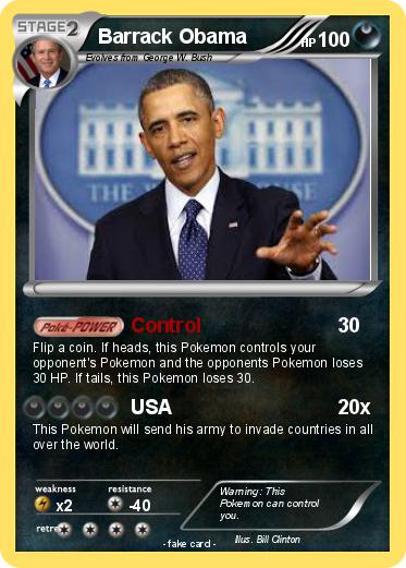Pokemon Barrack Obama