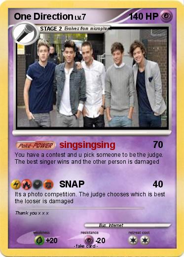 Pokemon One Direction