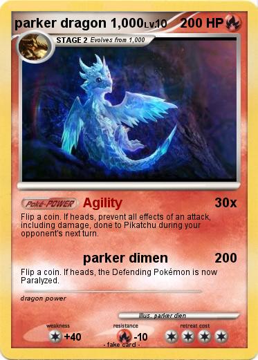 Pokemon parker dragon 1,000