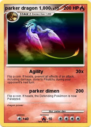 Pokemon parker dragon 1,000