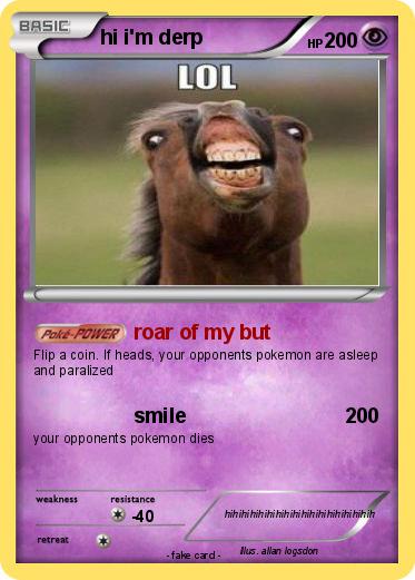Pokemon hi i'm derp
