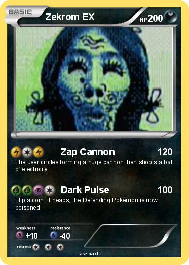 Pokemon Zekrom EX