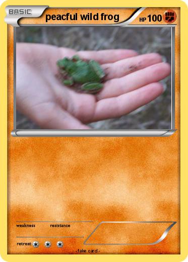 Pokemon peacful wild frog