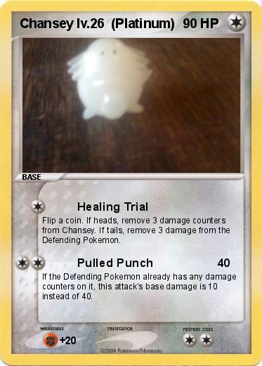 Pokemon Chansey lv.26  (Platinum)