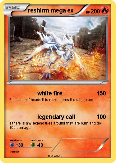 Pokemon reshirm mega ex