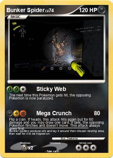Pokemon Bunker Spider