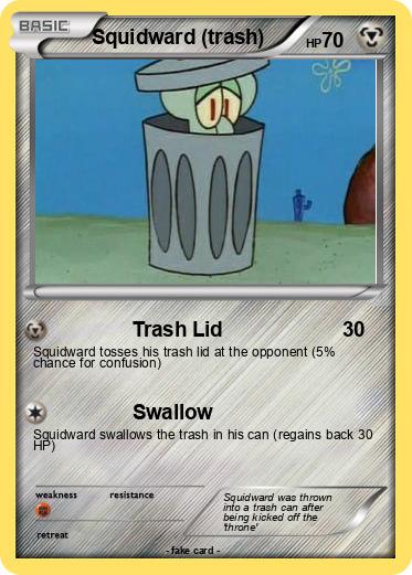 Pokemon Squidward (trash)