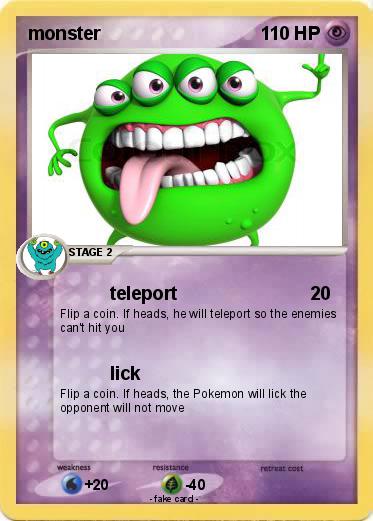 Pokemon monster