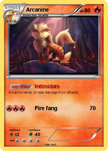 Pokemon Arcanine