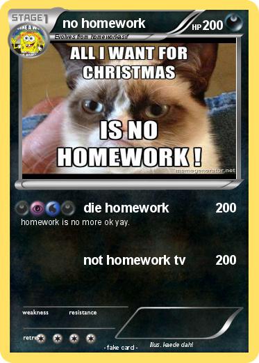Pokemon no homework