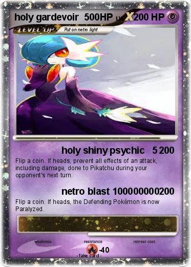 Pokemon holy gardevoir  500HP