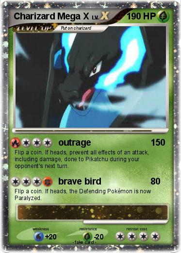 Pokemon Charizard Mega X