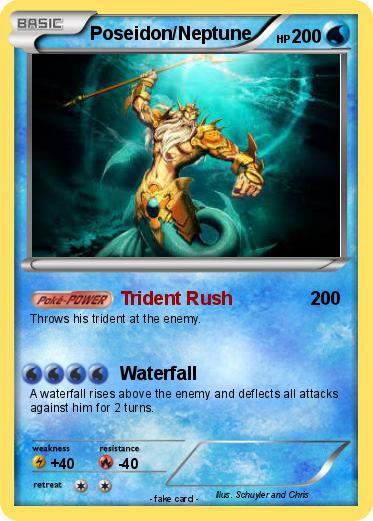 Pokemon Poseidon/Neptune Pokemon Poseidon/Neptune