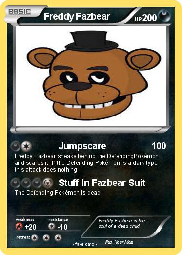 Pokemon Freddy Fazbear