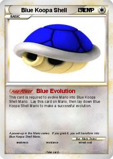 Pokemon Blue Koopa Shell       ITEM