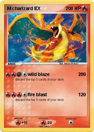 Pokemon M charizard EX