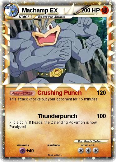 Pokemon Machamp EX