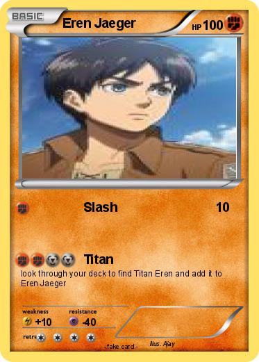 Pokemon Eren Jaeger