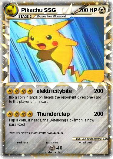 Pokemon Pikachu SSG