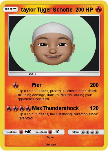 Pokemon taylor Tijger Schotte