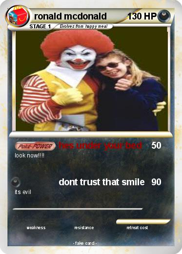 Pokemon ronald mcdonald