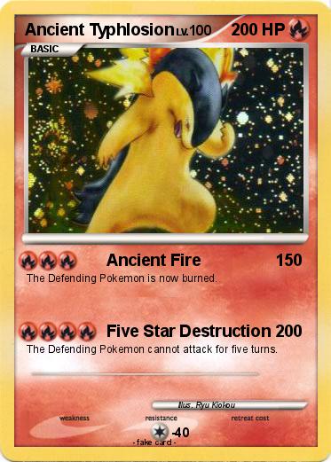 Pokemon Ancient Typhlosion