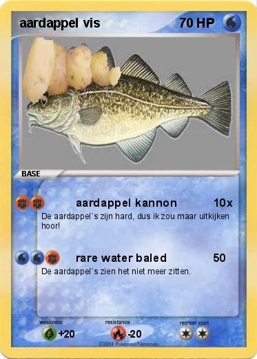 Pokemon aardappel vis