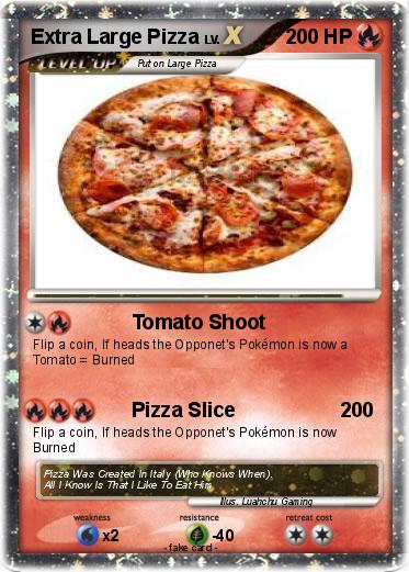 Pokemon Extra Large Pizza