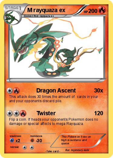 Pokemon M rayquaza ex