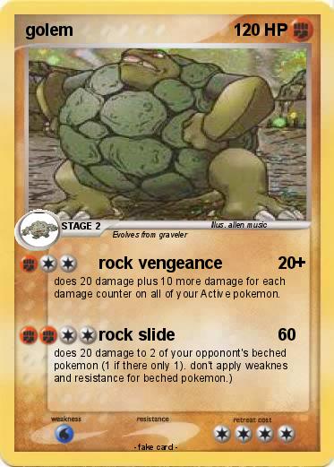 Pokemon golem